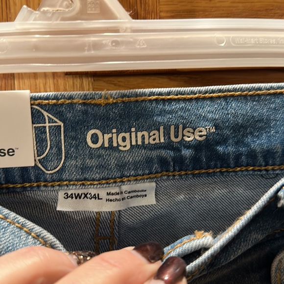 Original Use-distressed light wash,Jeremy,regular fit with slim taper & … - Picture 6 of 12